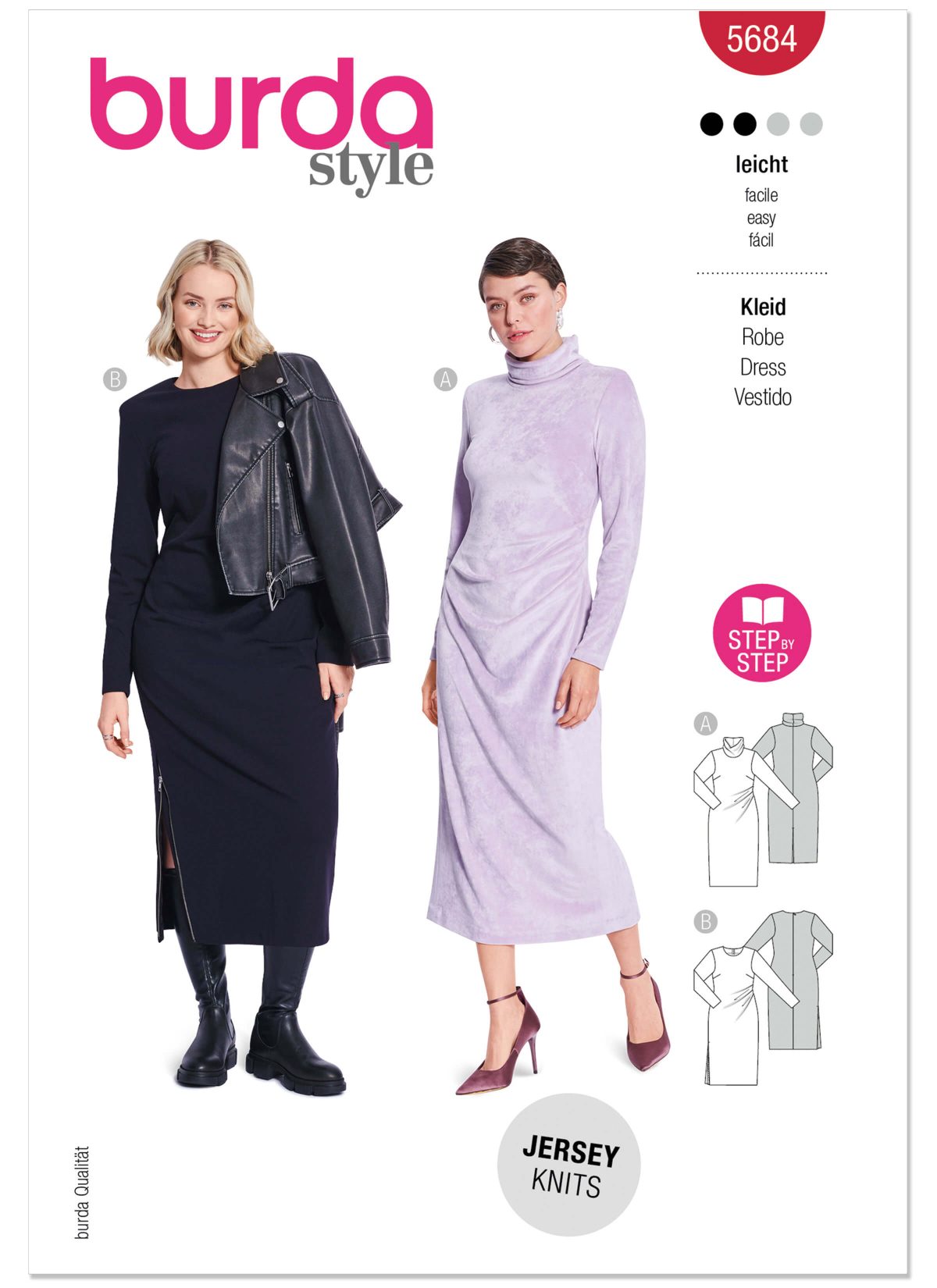Burda Style Sewing Pattern 5684 Misses' Dresses